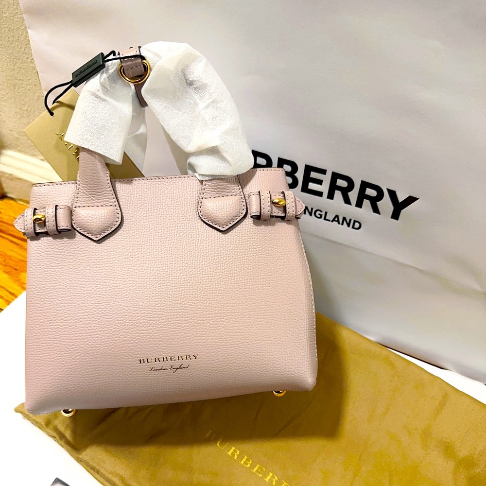 BURBERRY baby banner cross baby bag orchid pink